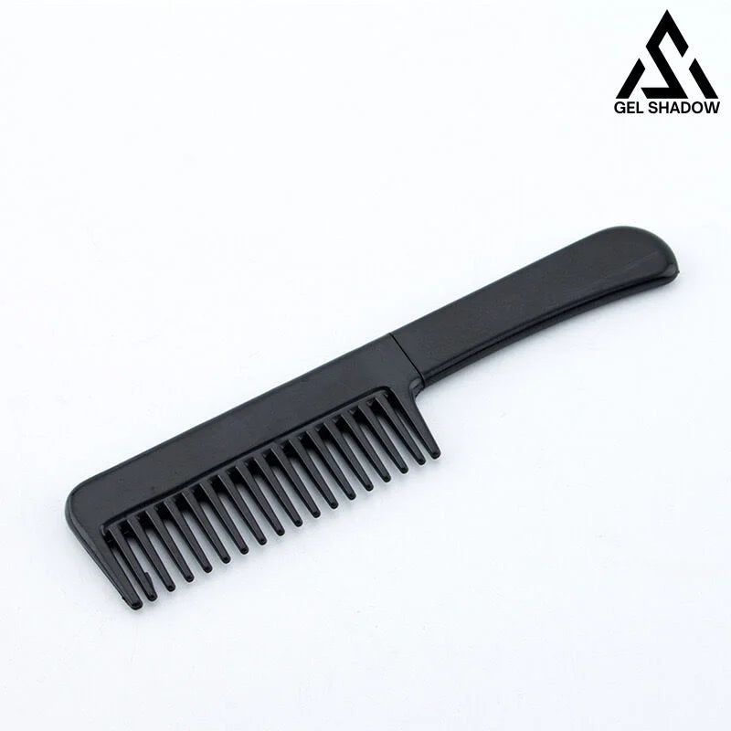 Self Defense Brush Comb With Hidden Sharp Knife-GS84 black Square handle Pocket Knives - Tophatter Daily Deals