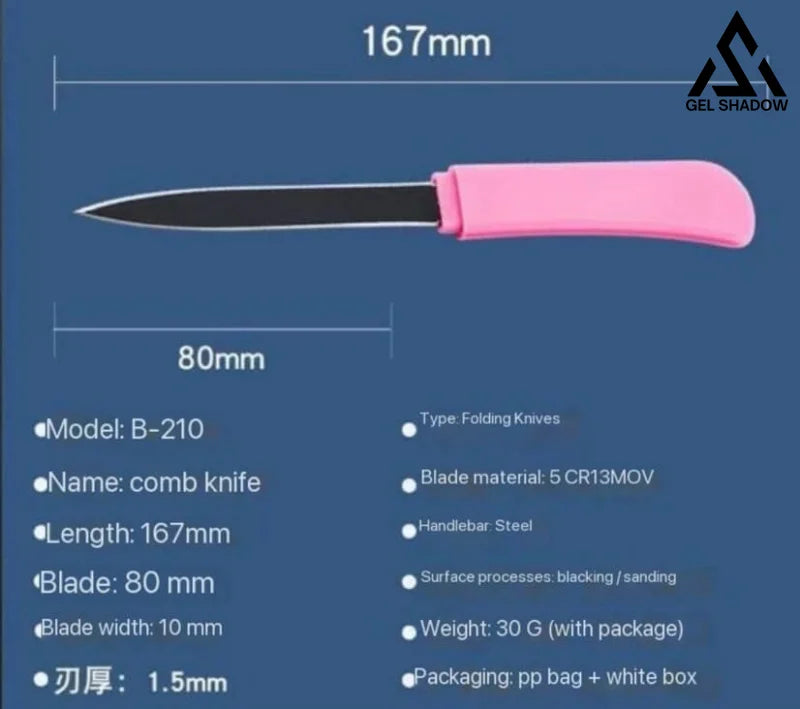 Self Defense Brush Comb With Hidden Sharp Knife-GS84 Pocket Knives - Tophatter Daily Deals