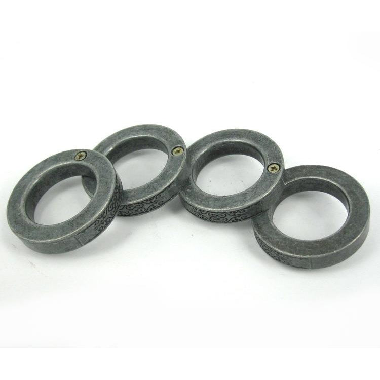 Zinc Alloy Folding Brass Knuckles Self Defense Tools For Women Brass Knuckles - Tophatter Daily Deals