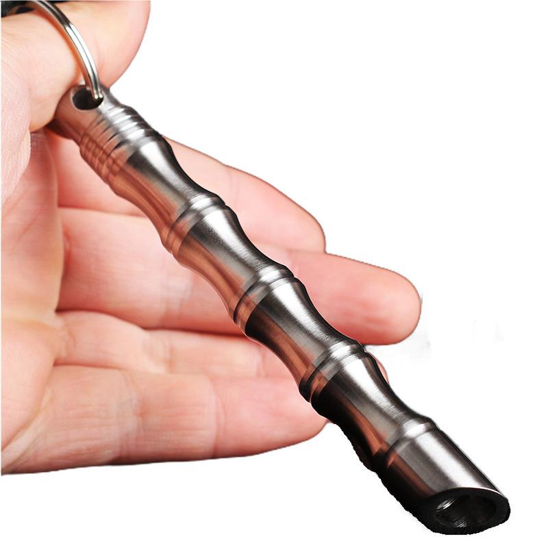 Stainless Steel Self Defense Bamboo Kubotan Self Defense Kubotan - Tophatter Daily Deals