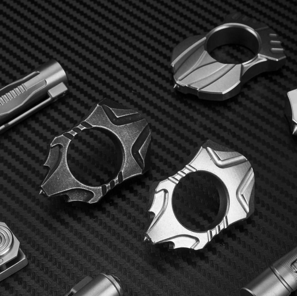 Stainless Steel Self Defense Ring Brass Knuckles - Tophatter Daily Deals