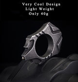 Stainless Steel Self Defense Ring Brass Knuckles - Tophatter Daily Deals