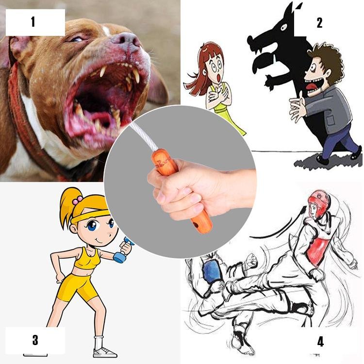 Tactical Self Defense Whip Self Defense Baton - Tophatter Daily Deals