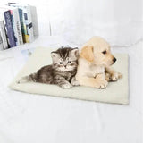 Self Heating Pet Mat Beige Pet Supplies - Tophatter Daily Deals