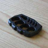 Self Defense Knuckle Rings Black Aluminium Alloy Light - Cakra EDC Gadgets Brass Knuckles - Tophatter Daily Deals