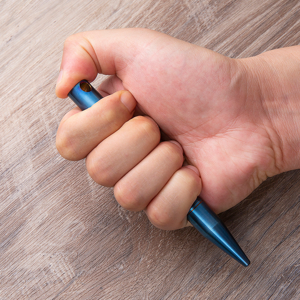 Stinger TC4 Titanium Kubotan Self Defense Keychain Self Defense Kubotan - Tophatter Daily Deals