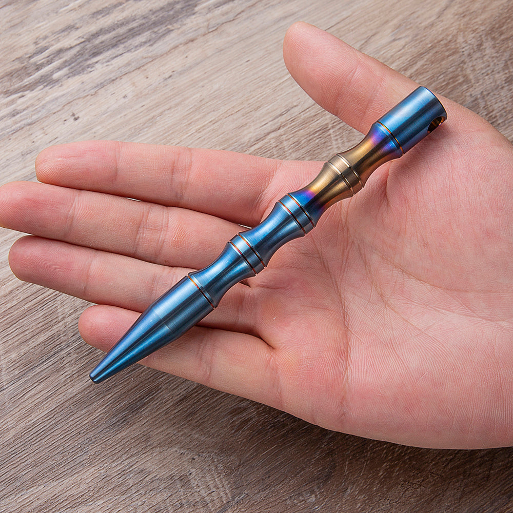 Stinger TC4 Titanium Kubotan Self Defense Keychain Self Defense Kubotan - Tophatter Daily Deals