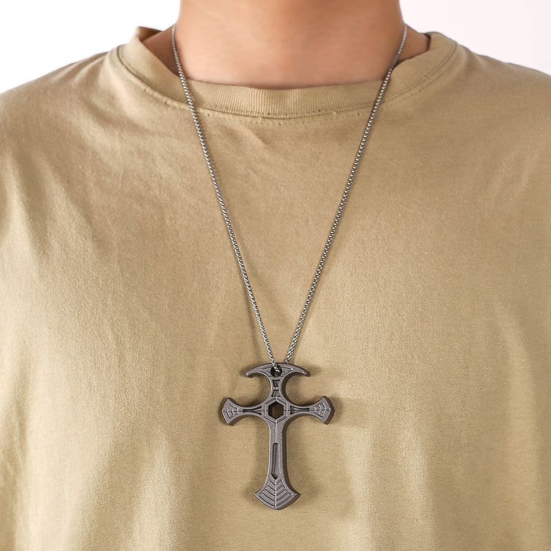 2024 New Cross Self Defense Necklace Self Defense Jewelry - Tophatter Daily Deals