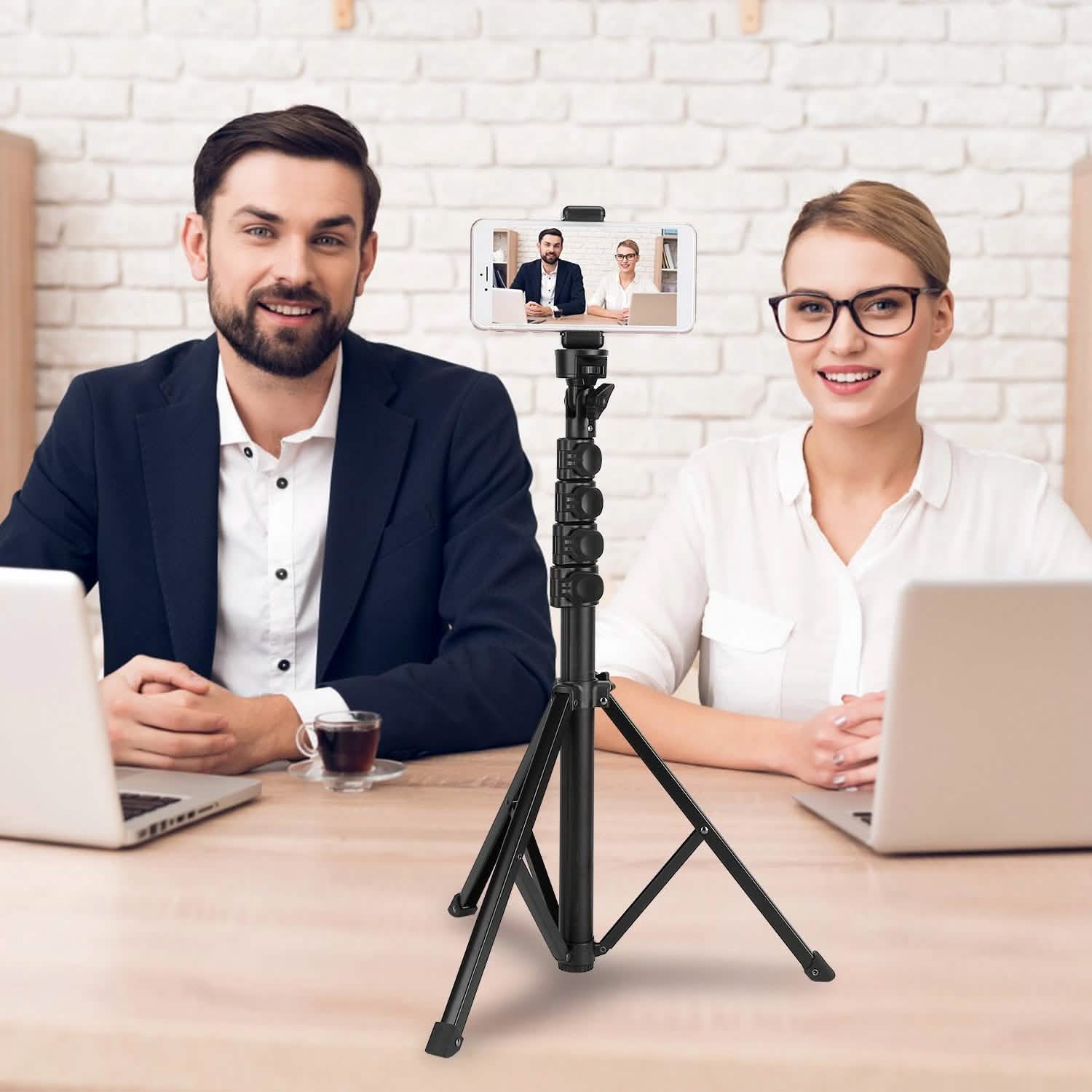 Selfie Stick Tripod Wireless Desktop Phone Tripod Stand Mobile Accessories - Tophatter Daily Deals