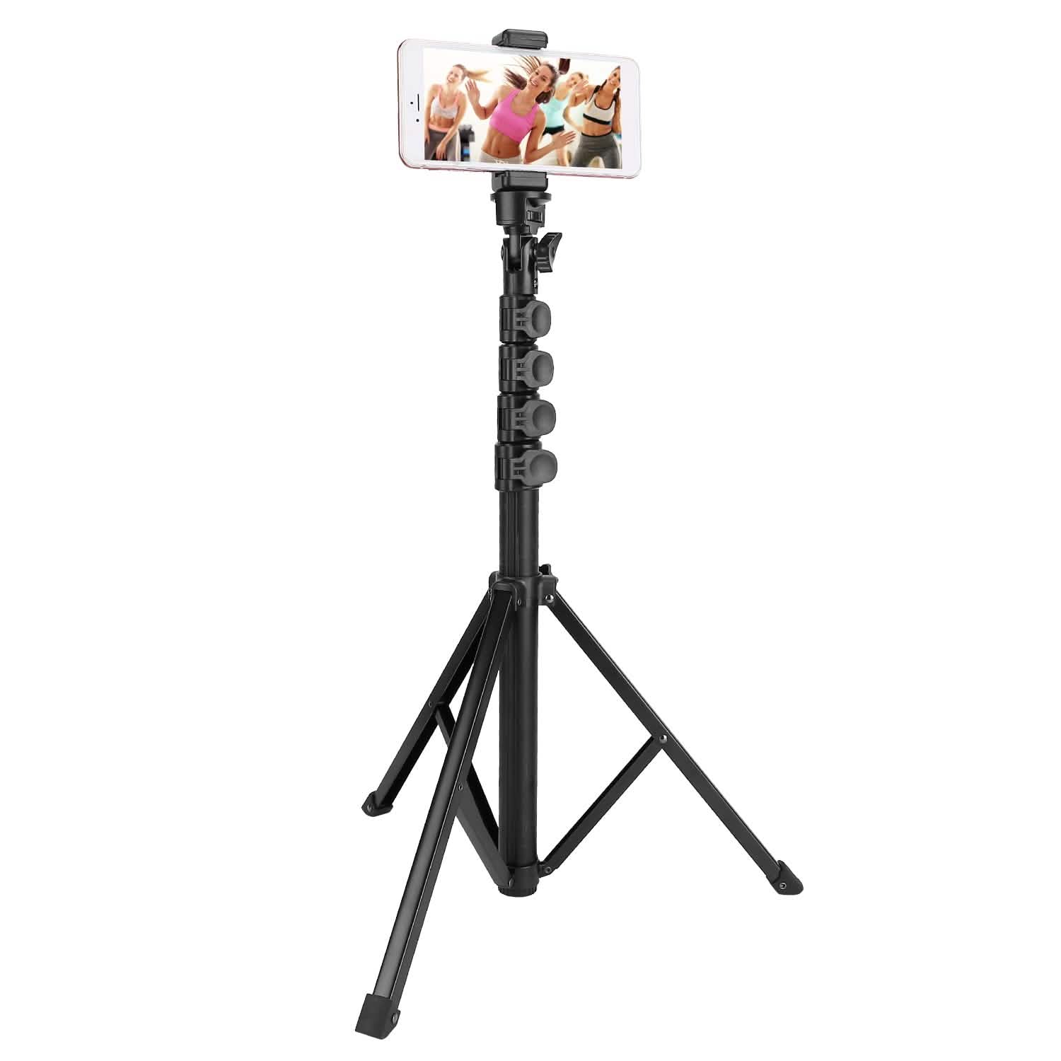 Selfie Stick Tripod Wireless Desktop Phone Tripod Stand Mobile Accessories - Tophatter Daily Deals