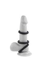 Selopa - 3 Ring Circus Cock Ring Set - Black Sex Toy - Tophatter Daily Deals
