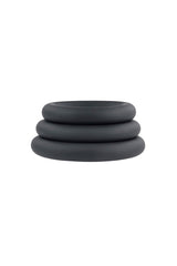 Selopa - 3 Ring Circus Cock Ring Set - Black Sex Toy - Tophatter Daily Deals