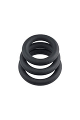 Selopa - 3 Ring Circus Cock Ring Set - Black Sex Toy - Tophatter Daily Deals