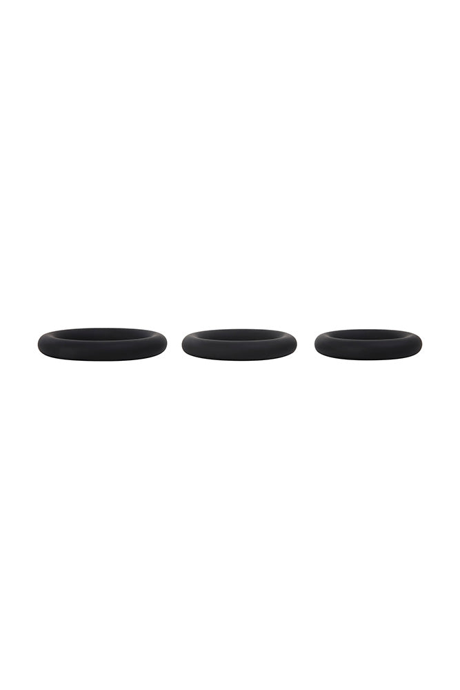 Selopa - 3 Ring Circus Cock Ring Set - Black Sex Toy - Tophatter Daily Deals