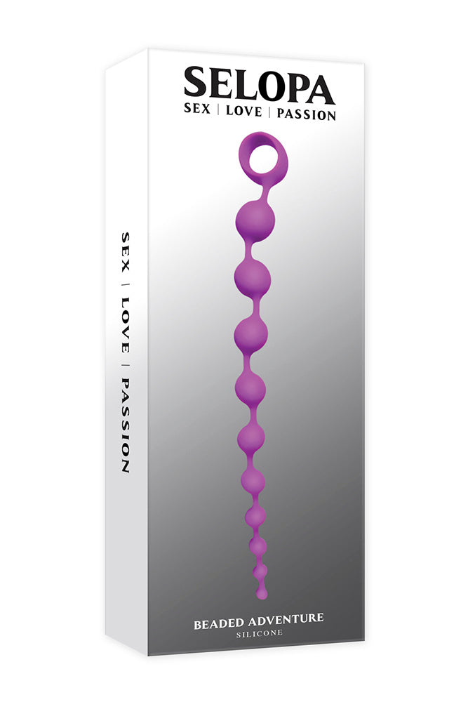 Selopa - Beaded Adventure Anal Beads - Purple Sex Toy - Tophatter Daily Deals