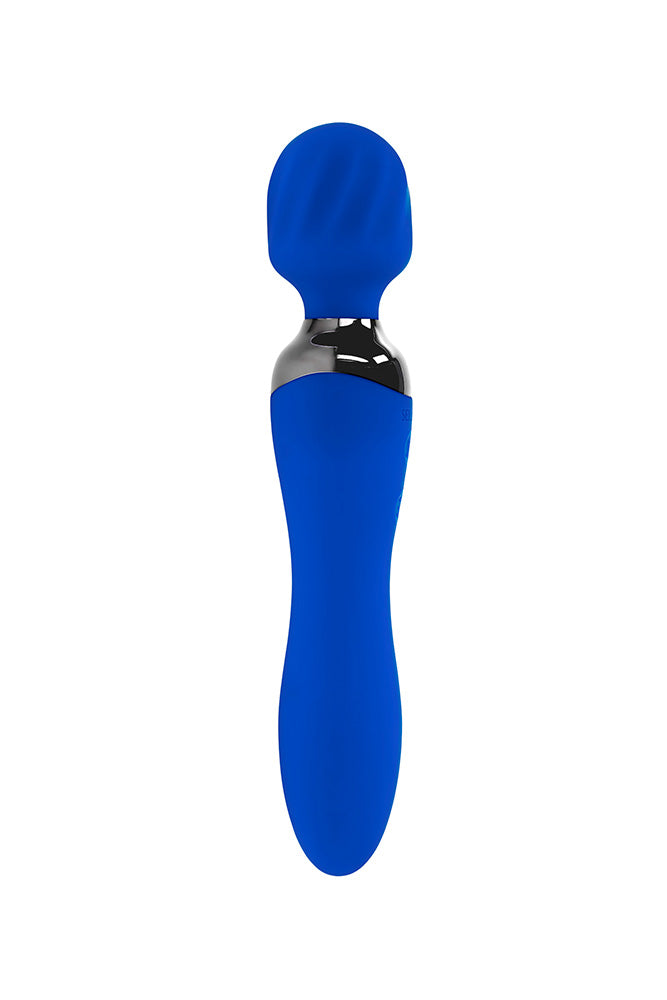 Selopa - Blue Belle Double Ended Wand Vibrator - Blue Sex Toy - Tophatter Daily Deals