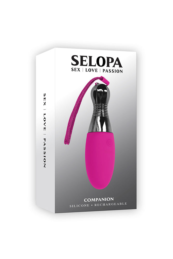 Selopa - Companion Egg Vibrator - Pink Sex Toy - Tophatter Daily Deals