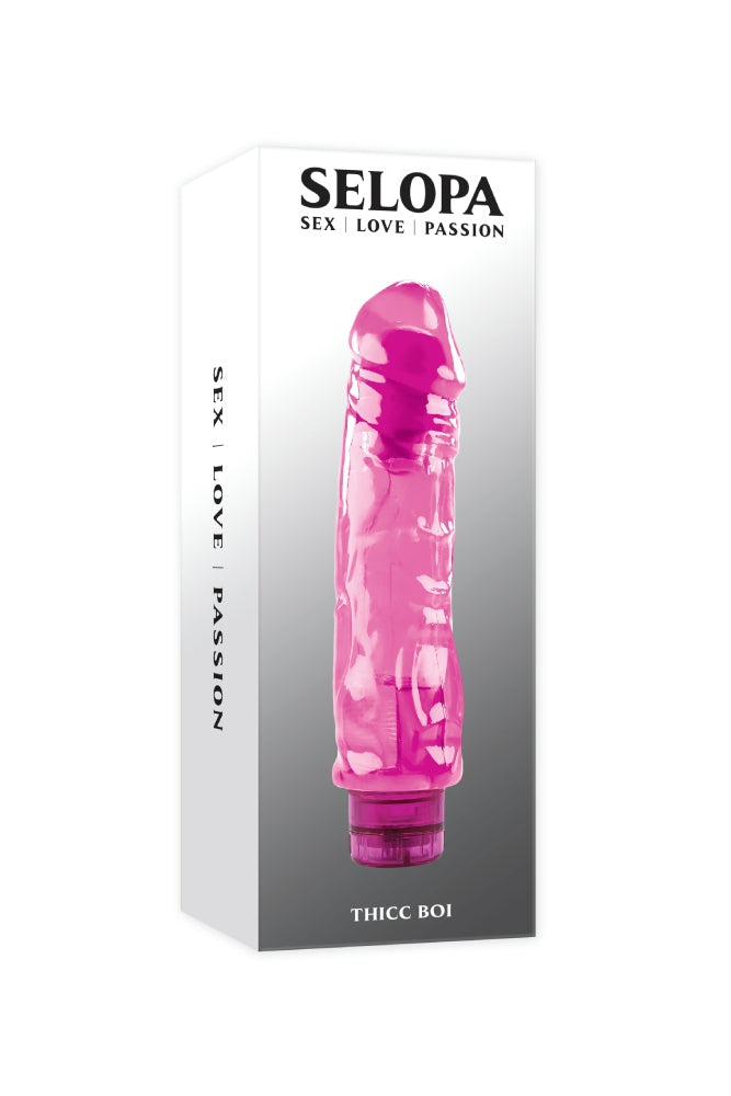 Selopa - Thicc Boi Vibrator - Pink Sex Toy - Tophatter Daily Deals
