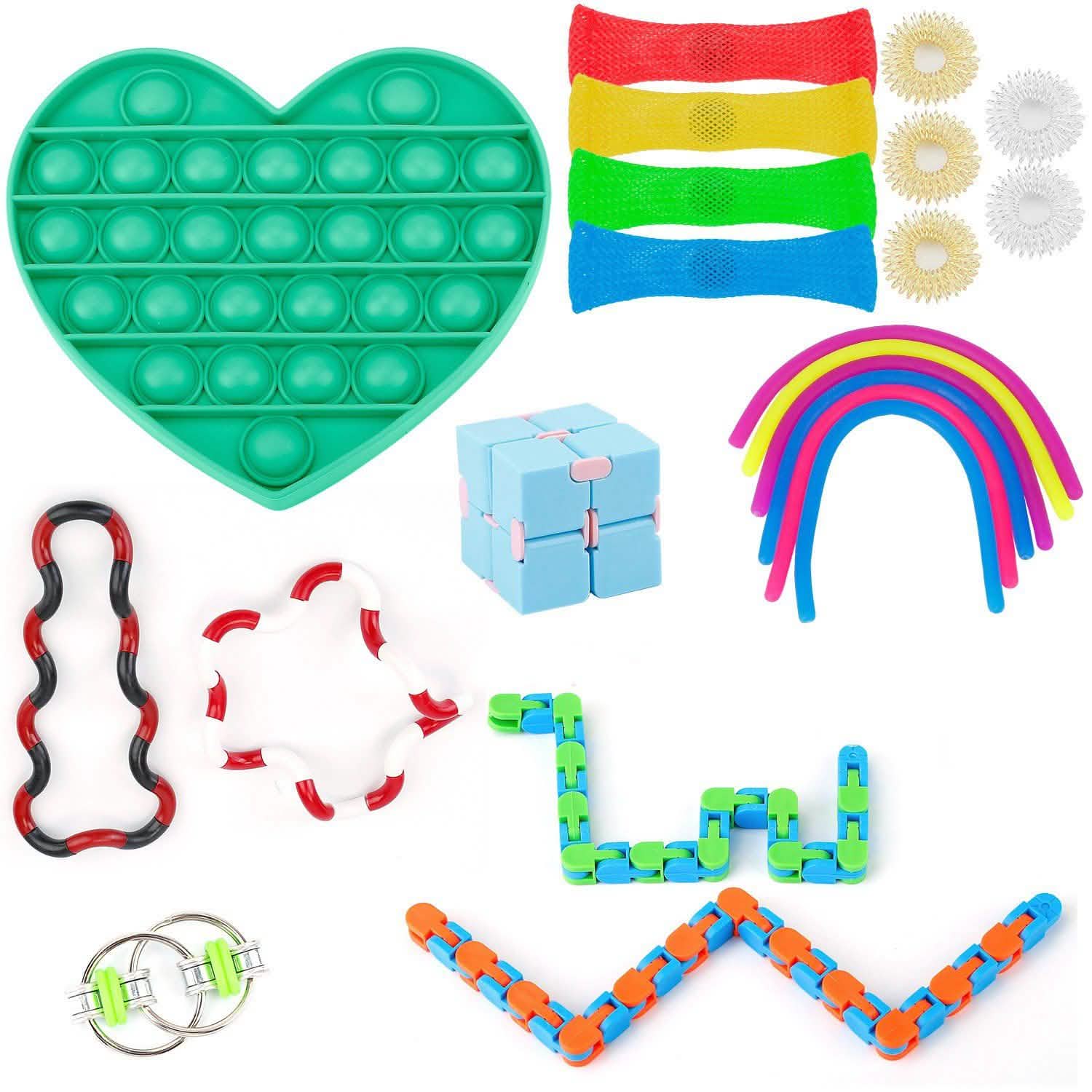 Sensory Fidget Toys Set 25-Piece Toys & Games - Tophatter Daily Deals