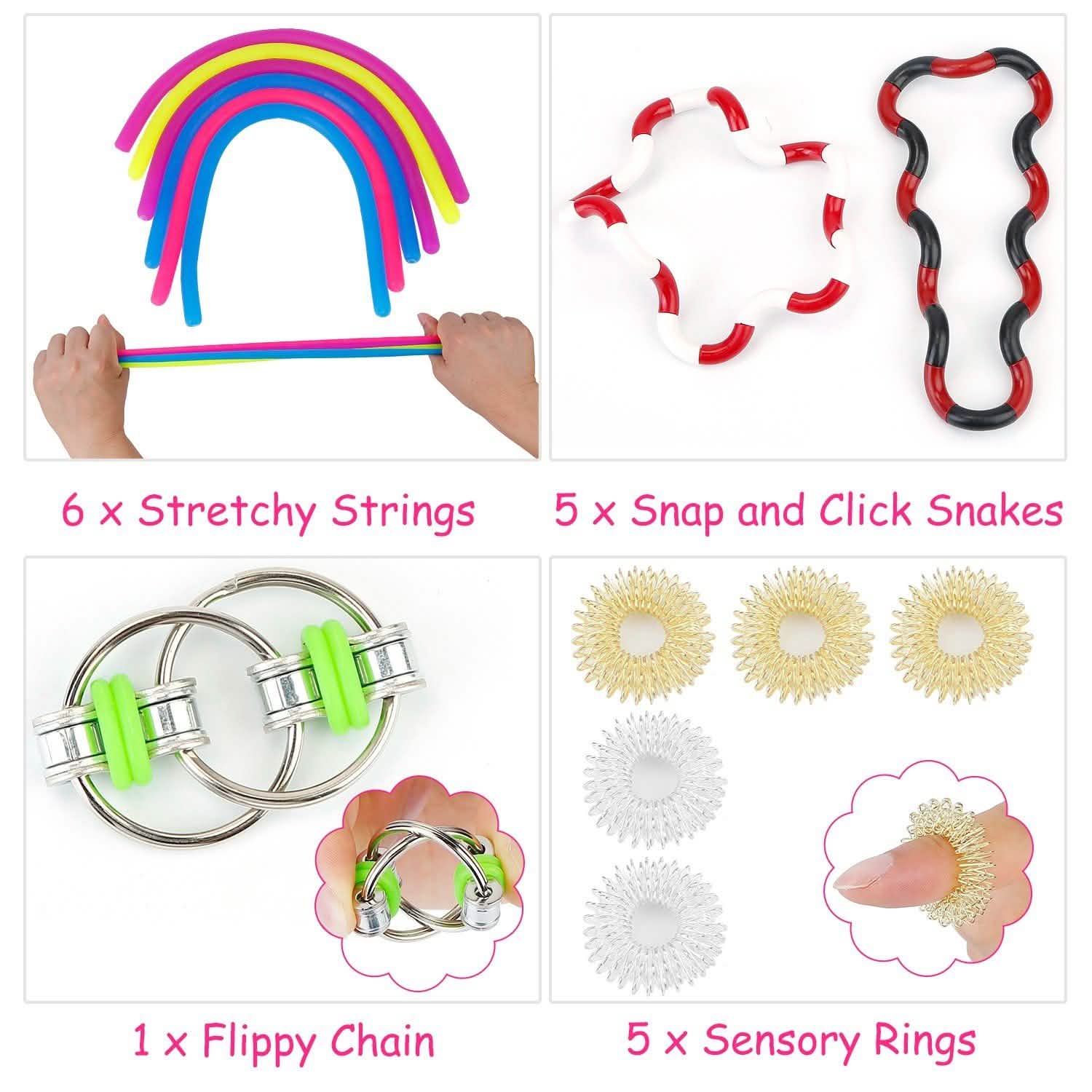 Sensory Fidget Toys Set Toys & Games - Tophatter Daily Deals
