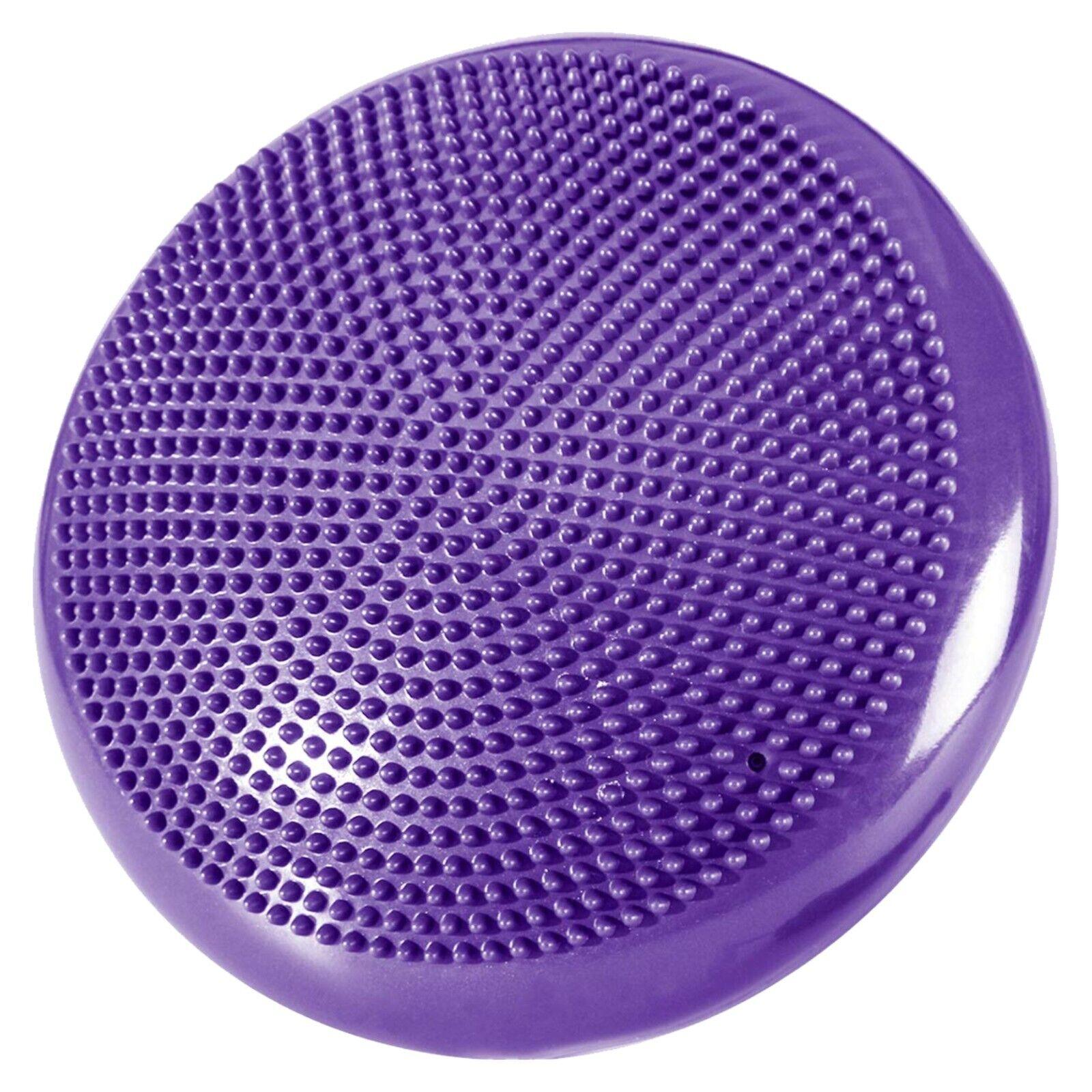 Wobble Cushion Sensory - Wobble Cushion Balance Disc Inflatable Balance Cushion Core Strength for Fitness Purple Health Care - Tophatter Daily Deals