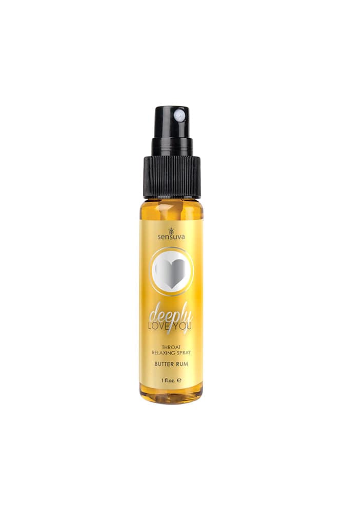 Sensuva - Deeply Love You - Throat Relaxing Spray - 1oz - Butter Rum Liquid - Tophatter Daily Deals