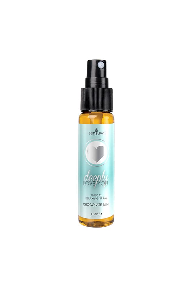Sensuva - Deeply Love You - Throat Relaxing Spray - 1oz - Chocolate Mint Liquid - Tophatter Daily Deals