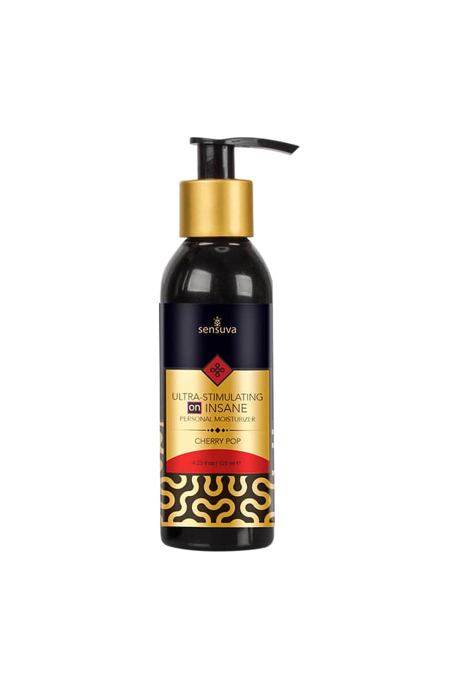Sensuva - ON Insane Hybrid-Based Personal Moisturizer - 4.2oz - Cherry Liquid - Tophatter Daily Deals