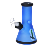 SeshGear Beaker Dual Use Smoker's Kit Sandblasted Blue Glass Bongs - Tophatter Daily Deals