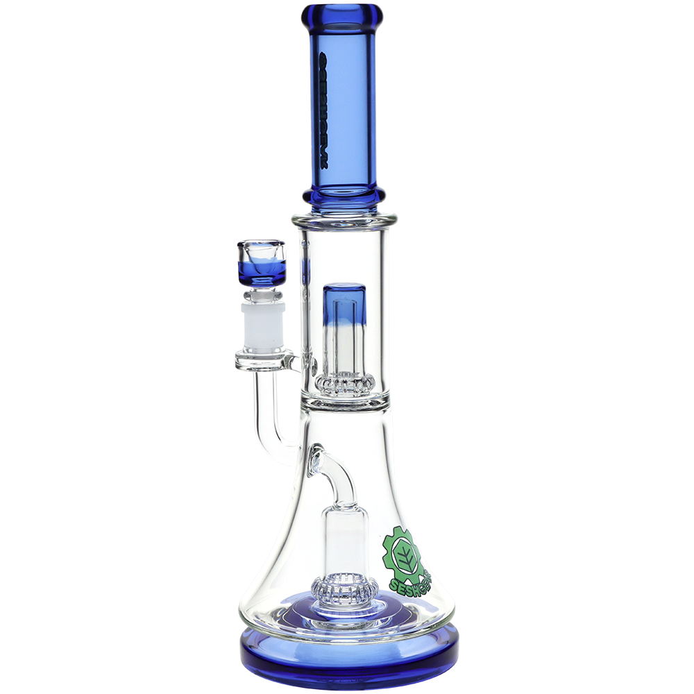 SeshGear Double Perc Beaker Bong Bongs - Tophatter Daily Deals