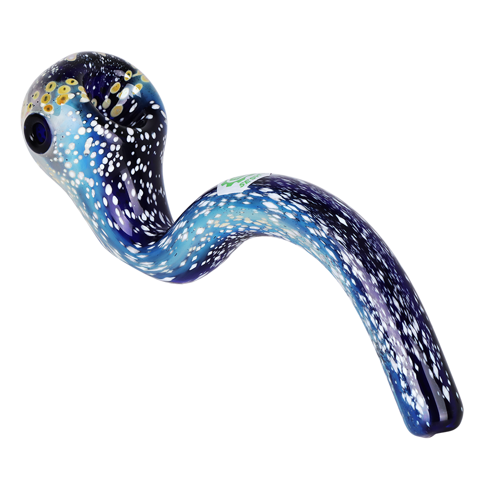 SeshGear Galaxy View Sherlock Pipe Hand Pipes - Tophatter Daily Deals