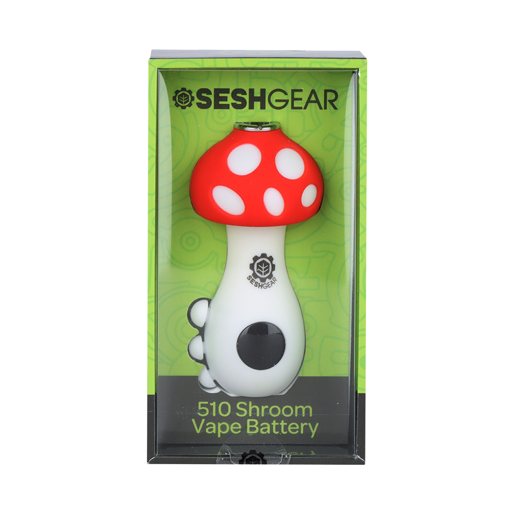 SeshGear Mushroom 510 Cartridge Battery Vaporizers - Tophatter Daily Deals