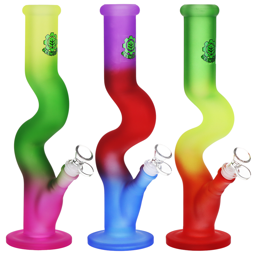 SeshGear Ombre U-Bend Tube Bong Bongs - Tophatter Daily Deals