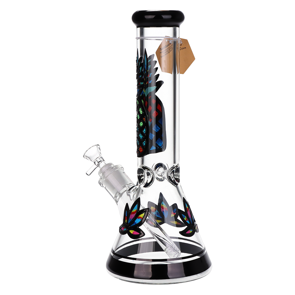 SeshGear Psychedelic Pineapple Beaker Bong Bongs - Tophatter Daily Deals