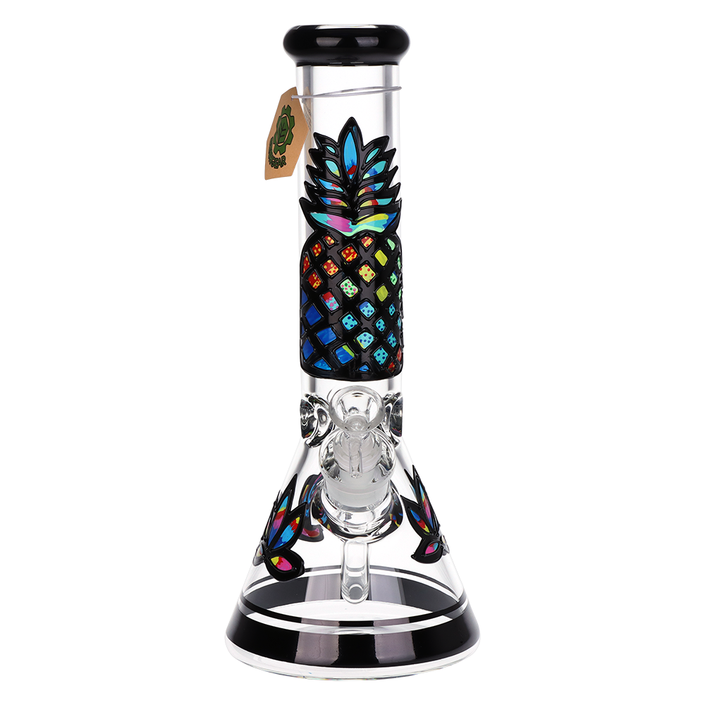 SeshGear Psychedelic Pineapple Beaker Bong Bongs - Tophatter Daily Deals