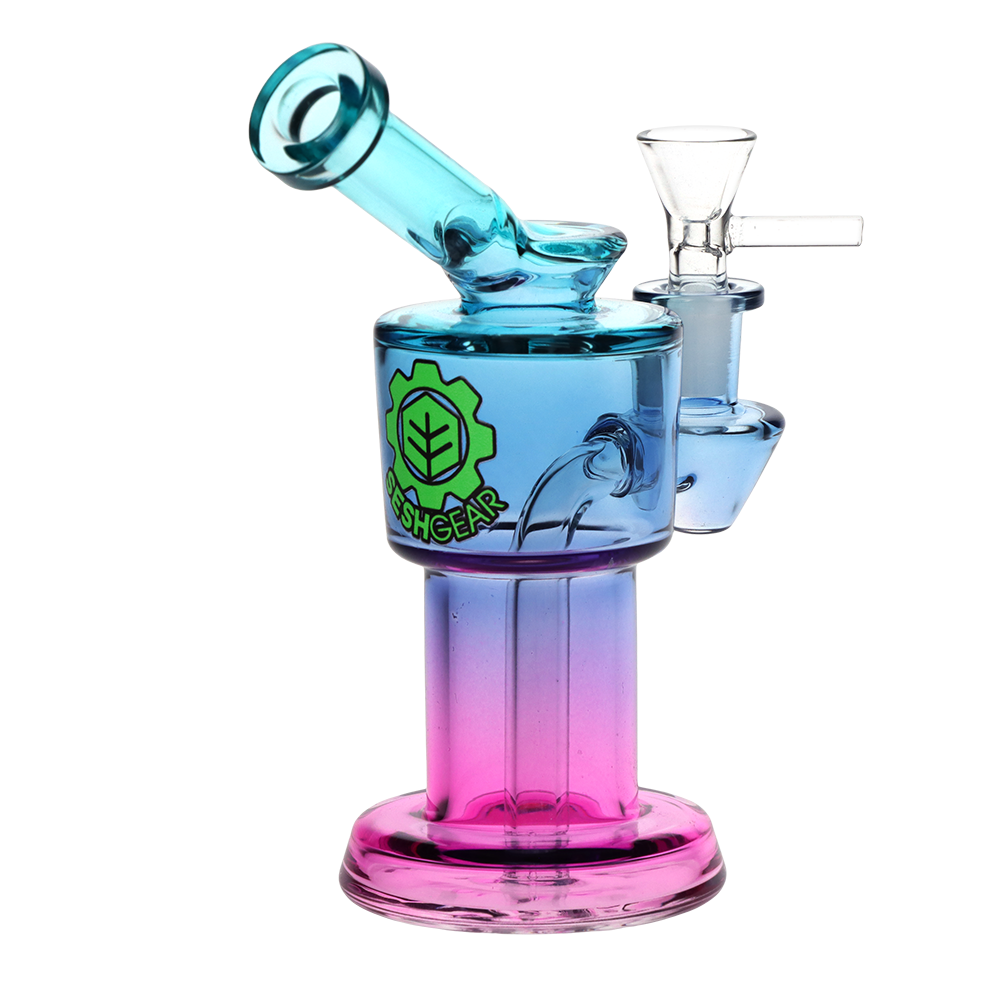 SeshGear Ombre Roboto Bong Blue Purple Pink Gradient Bongs - Tophatter Daily Deals
