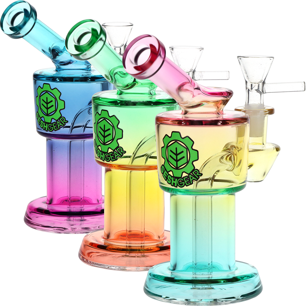 SeshGear Ombre Roboto Bong Bongs - Tophatter Daily Deals