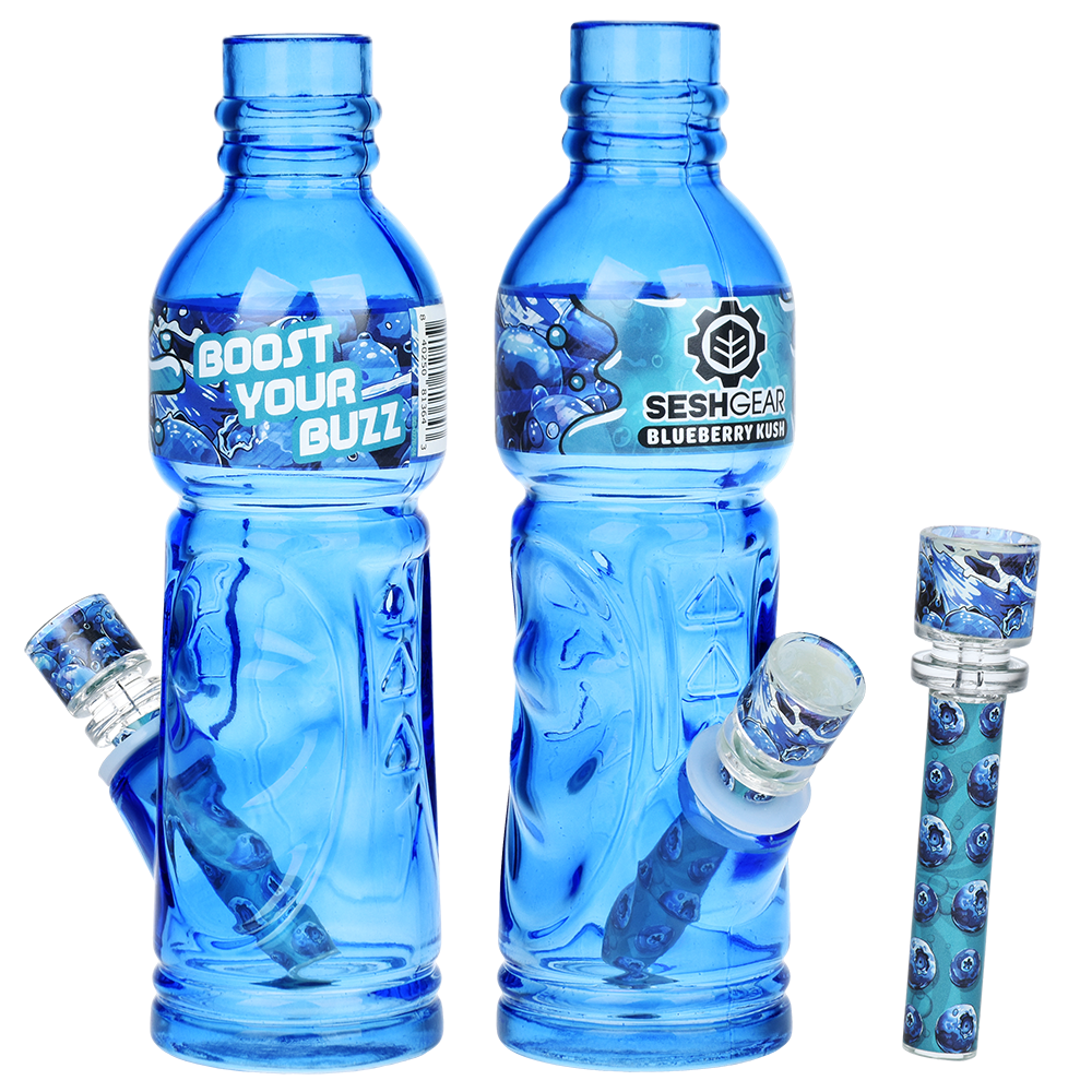 SeshGear Terpade Bottle Bong Blueberry Kush Bongs - Tophatter Daily Deals