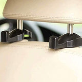 Set of 2: Universal Car Vehicle Back Seat Headrest Hanger Holder Hook Automotive - Tophatter Daily Deals