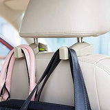Set of 2: Universal Car Vehicle Back Seat Headrest Hanger Holder Hook Automotive - Tophatter Daily Deals