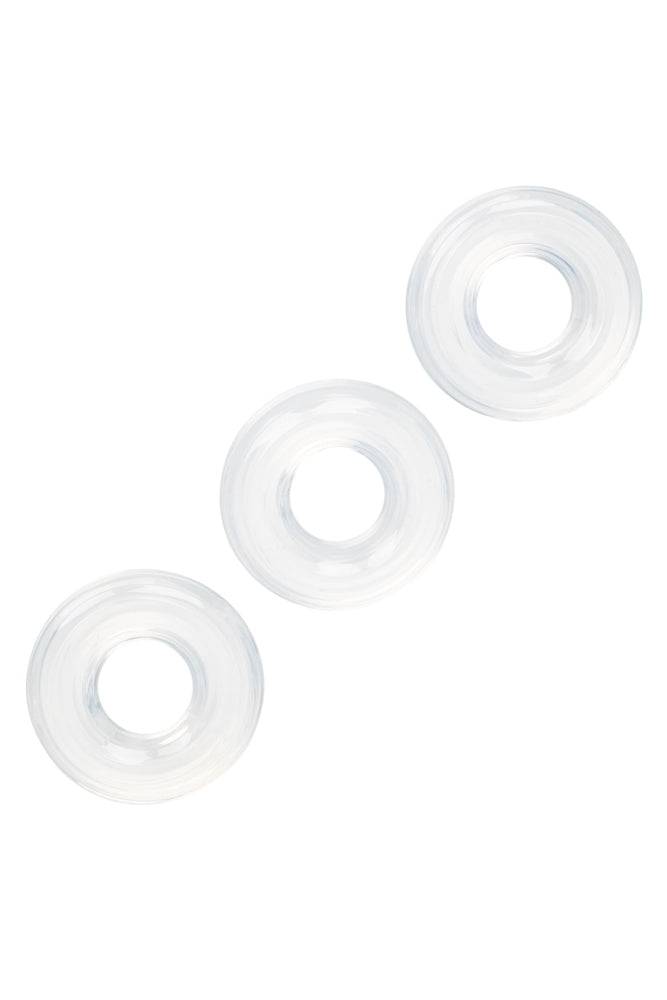 Cal Exotics - Set of 3 Silicone Stacker Rings Sex Toy - Tophatter Daily Deals