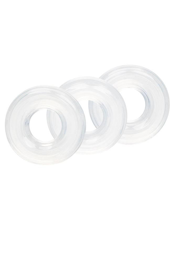 Cal Exotics - Set of 3 Silicone Stacker Rings Sex Toy - Tophatter Daily Deals