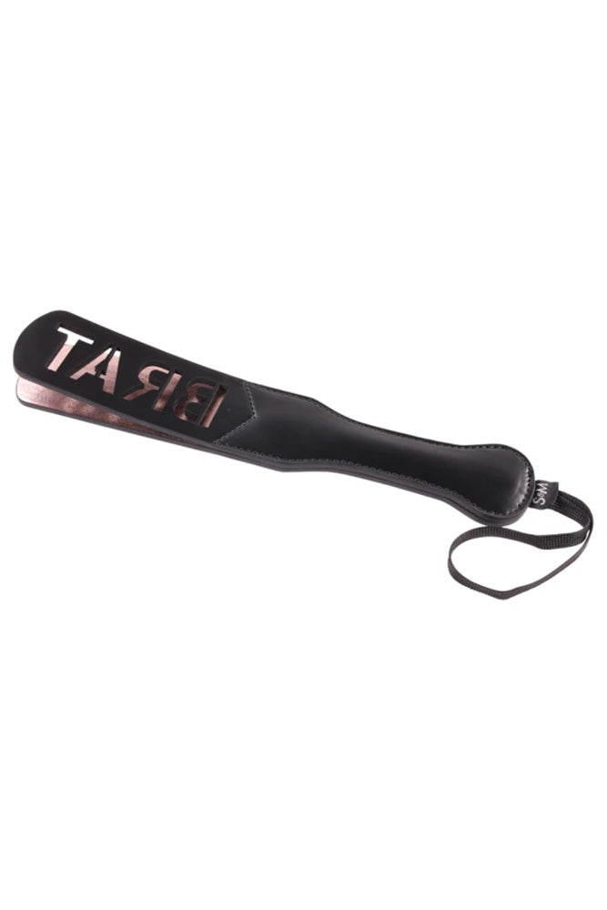 Sex & Mischief - Brat Paddle - Black BDSM - Tophatter Daily Deals