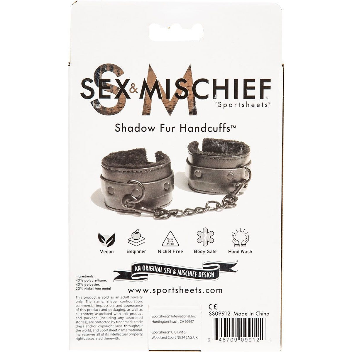 Sex & Mischief Shadow Fur Cuffs Wrist Cuffs - Tophatter Daily Deals