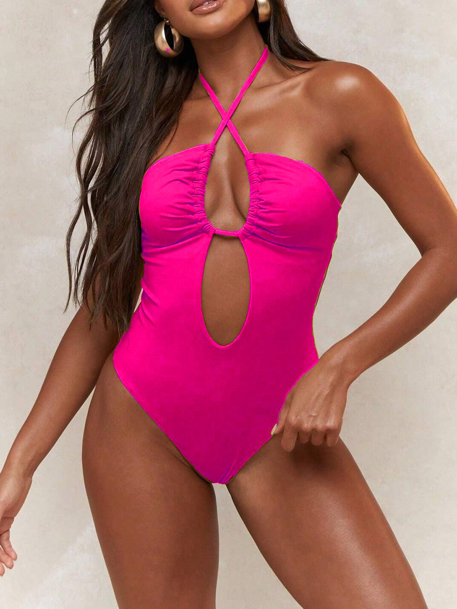 Sexy Halter Top Bikinis Bandeau Swimwear Swimwear - Tophatter Daily Deals