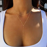 Sexy Tribal Style Iron Chain with Dangling Tassel Pendant Necklaces - Tophatter Daily Deals