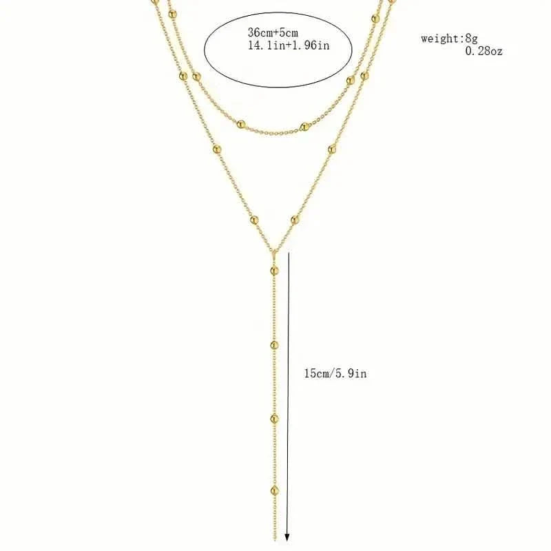 Sexy Tribal Style Iron Chain with Dangling Tassel Pendant Necklaces - Tophatter Daily Deals