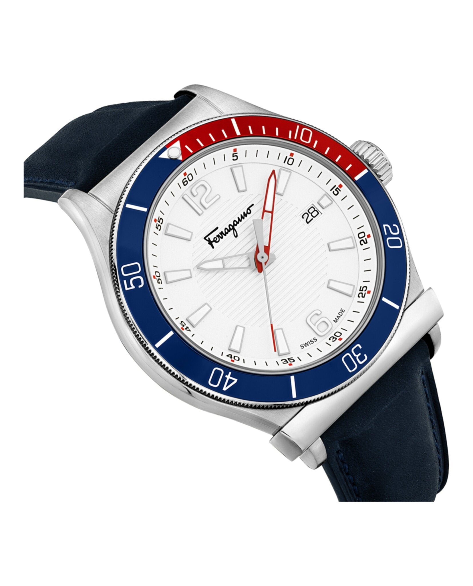 Ferragamo 1898 Sport Leather Watch Watches - Tophatter Daily Deals