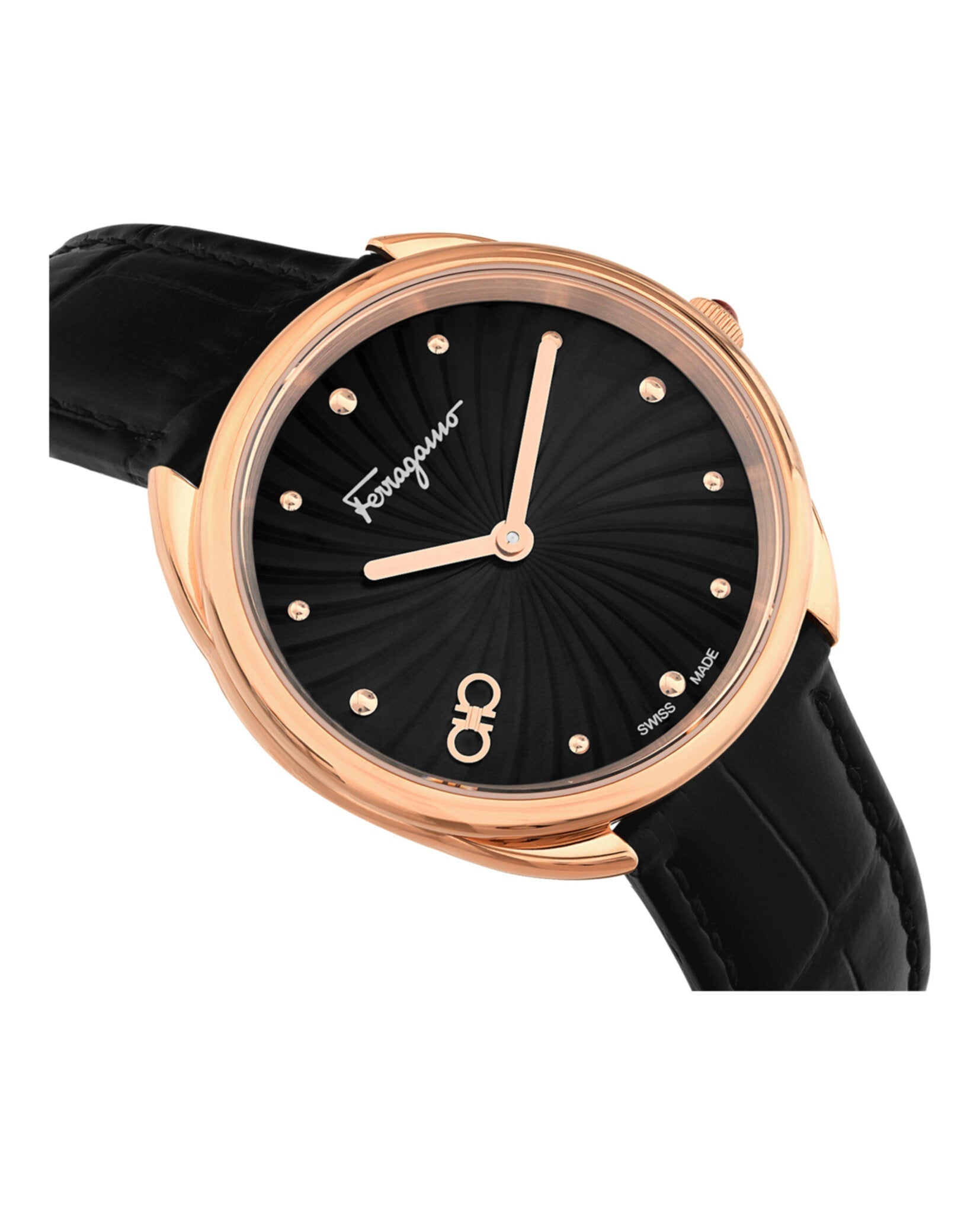 Ferragamo Cuir Strap Watch Watches - Tophatter Daily Deals