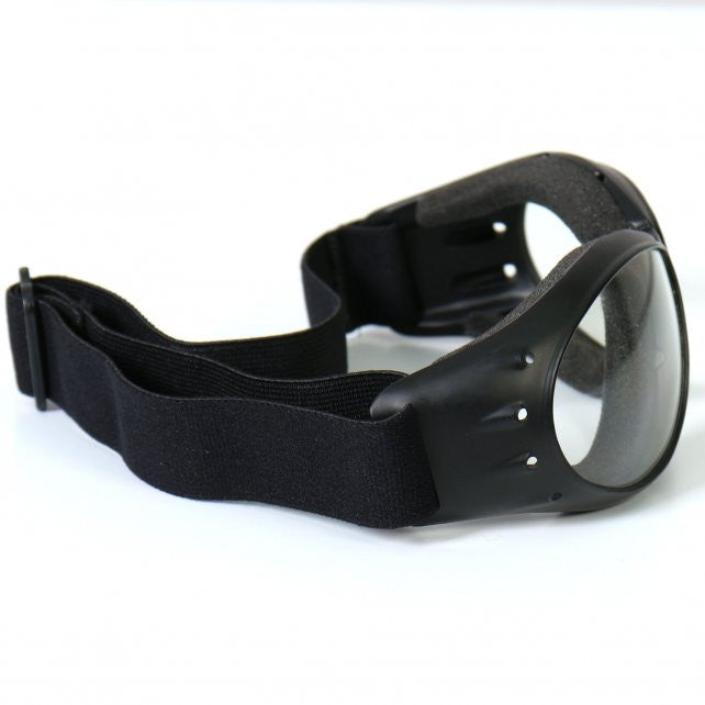 Hot Leathers Eliminator Style Motorcycle Riding Goggles with Clear Lenses Sunglasses/Goggles - Tophatter Daily Deals